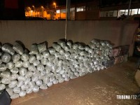 ROCAM apreende 373 Kg de maconha tipo capulho no Bairro Campos do Iguaçu