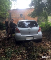 Policia Militar apreende veículo utilizado em roubo no Jardim Jupira