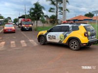 Jovem é atropelado e baleado nas proximidades das unidades prisionais em Foz do Iguaçu