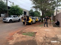 Militares da RPA Leste cumpre mandado de prisão no Bairro Portal da Foz