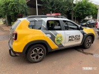 Militares da RPA Leste cumpre mandado de prisão no Bairro Portal da Foz