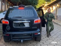 Policia Militar prende três assaltantes após tentativa de roubo defronte a uma unidade militar