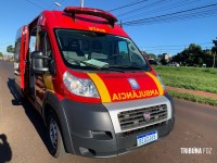 Siate socorre motociclista após colisão na Av. Bem-Te-Vi no Portal da Foz