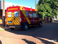 Siate socorre ciclista após colisão no Bairro Três Lagoas