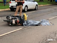 Motociclista morre após colisão com ônibus na Av. Juscelino Kubistchek