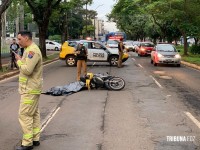 Motociclista morre após colisão com ônibus na Av. Juscelino Kubistchek