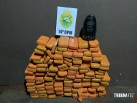 ROTAM prende condutor com 150 tabletes de maconha na saída de Foz