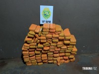 ROTAM prende condutor com 150 tabletes de maconha na saída de Foz