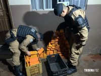 ROTAM prende condutor com 150 tabletes de maconha na saída de Foz