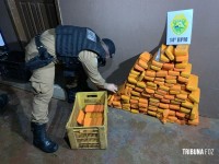 ROTAM prende condutor com 150 tabletes de maconha na saída de Foz