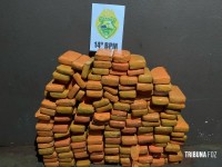 ROTAM prende condutor com 150 tabletes de maconha na saída de Foz