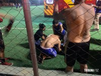 Homem tem mal súbito e morre durante partida de futebol no campo da Vila Borges