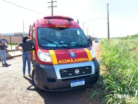 Siate socorre duas pessoas após colisão na Av. Perimetral Leste