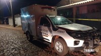 Homem é morto quando chegava em casa de moto no Bairro Belo Horizonte em Medianeira