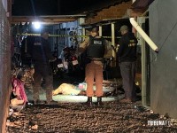 Homem é morto quando chegava em casa de moto no Bairro Belo Horizonte em Medianeira