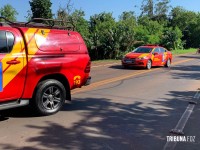 Homem embriagado cai do telhado do vizinho e é socorrido pelo Siate