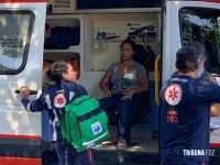 Siate e Samu socorrem  duas vítimas após colisão na Vila A