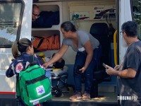 Siate e Samu socorrem  duas vítimas após colisão na Vila A