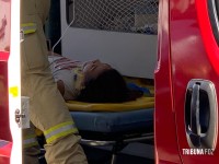 Siate e Samu socorrem  duas vítimas após colisão na Vila A