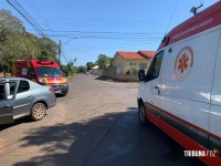 Siate e Samu socorrem  duas vítimas após colisão na Vila A