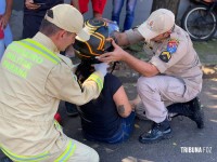 Siate socorre vitima de acidente de trânsito no Morumbi II