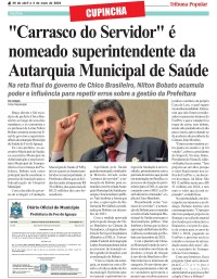 "Carrasco do Servidor" é nomeado superintendente da Autarquia Municipal de Saúde