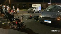 Motociclista morre após colisão na BR-277