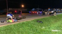 Motociclista embriagado atropela PRF durante atendimento de acidente com morte na BR-277