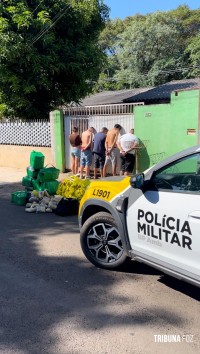 GDE da Policia Civil prende cinco pessoas na Vila C com grande quantidade de maconha