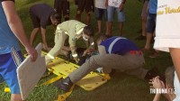 Siate socorre atleta no campo de futebol do Jardim Copacabana