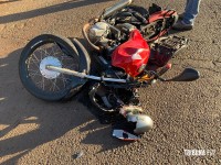 Motociclista é socorrido pelo Siate após colisão na Av. Perimetral Leste