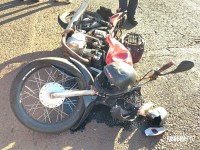 Motociclista é socorrido pelo Siate após colisão na Av. Perimetral Leste