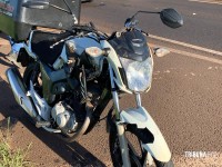 Motociclista é socorrido pelo Siate após colisão na BR-277