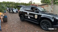 Policia Civil de Santa Terezinha de Itaipu prende três pessoas em operação contra tráfico de drogas