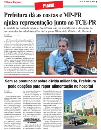 Má gestão gera dívida de R$ 3,1 milhões e MP-PR intervém para garantir alimentação no Hospital Municipal