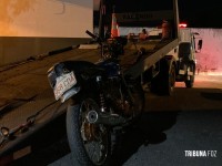 Dois assaltantes se deram mal ao serem atropelados pela vítima na Av. Andradina