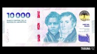 Nova nota de 10 mil pesos na Argentina é estampada por heroína negra