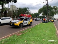 Siate socorre vítima que levou tiro na perna durante assalto a floricultura na Vila A