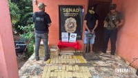 SENAD apreende 65 Kg de maconha em Presidente Franco, no Paraguai