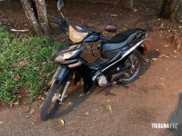 Motociclista tem o dedo amputado após queda de moto no Portal da Foz