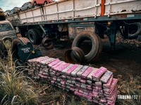 GDE da Policia Civil prende duas pessoas e apreende carreta com 215 Kg de drogas ocultas nos pneus