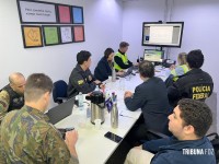 Policia Federal realiza exercícios simulados contra ameaças no Aeroporto Internacional de Foz do Iguaçu