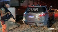 ROTAM estoura ponto de venda de drogas no Bairro Portal da Foz