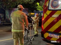 Motociclista colide contra veículo e é socorrido pelo Siate no Conjunto Libra