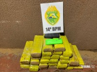 ROTAM prende mulher com 30 tabletes de maconha na BR-277