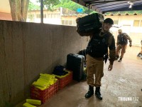 ROTAM apreende 326,7 Kg de maconha no Bairro Porto Belo