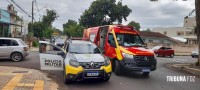 Siate socorre motociclista após colisão na Vila Maracanã