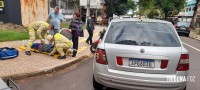 Siate socorre motociclista após colisão na Vila Maracanã