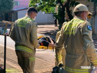 Siate socorre motociclista após queda no Jardim São Roque III