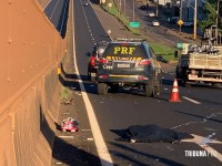 Uma pessoa morre e duas ficam feridas em acidente na BR-277 em Medianeira